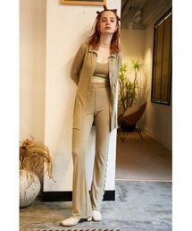 Sly Skin WOOL MIX FLARE PT ウールミックスフレア パンツ