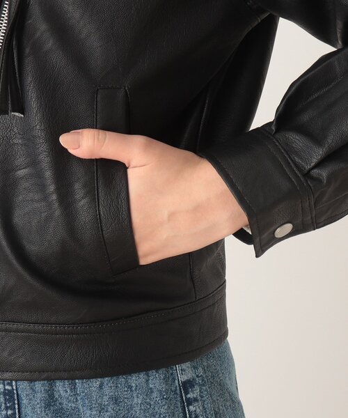 Cutie Blonde（キューティーブロンド）の「◆blistorm フェイクレザーライダースジャケット（ライダースジャケット・レディース・ブラック・02/03）」の8枚目の写真
