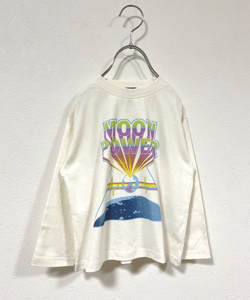 Life Support Products(ライフサポートプロダクツ)の「ヴィンテージプリントロンT/オールドアメリカン(L-6792/80~150cm)(Tシャツ/カットソー・キッズ・ホワイト/チャコール/ブラック/グリーン/マスタード・80/90/95/100/110/120/130/140/150)」の1枚目の写真