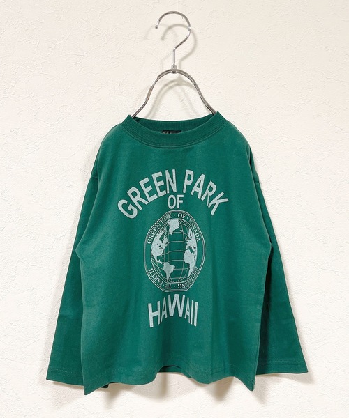Life Support Products(ライフサポートプロダクツ)の「ヴィンテージプリントロンT/オールドアメリカン(L-6792/80~150cm)(Tシャツ/カットソー・キッズ・ホワイト/チャコール/ブラック/グリーン/マスタード・80/90/95/100/110/120/130/140/150)」の4枚目の写真