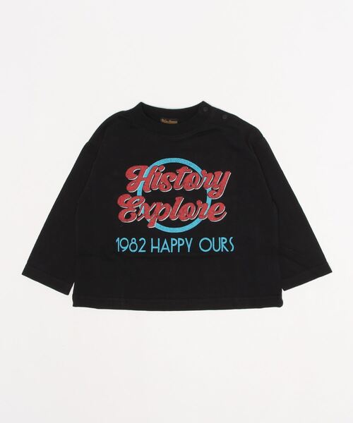 Life Support Products(ライフサポートプロダクツ)の「ヴィンテージプリントロンT/オールドアメリカン(L-6792/80~150cm)(Tシャツ/カットソー・キッズ・ホワイト/チャコール/ブラック/グリーン/マスタード・80/90/95/100/110/120/130/140/150)」の13枚目の写真