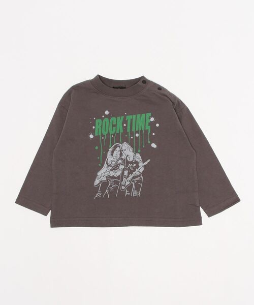 Life Support Products(ライフサポートプロダクツ)の「ヴィンテージプリントロンT/オールドアメリカン(L-6792/80~150cm)(Tシャツ/カットソー・キッズ・ホワイト/チャコール/ブラック/グリーン/マスタード・80/90/95/100/110/120/130/140/150)」の14枚目の写真