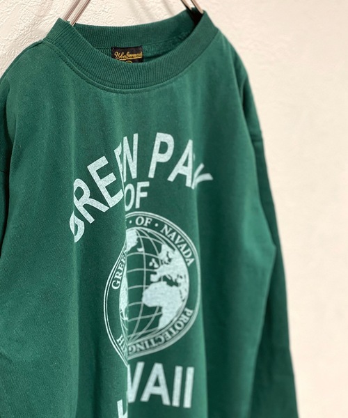 Life Support Products(ライフサポートプロダクツ)の「ヴィンテージプリントロンT/オールドアメリカン(L-6792/80~150cm)(Tシャツ/カットソー・キッズ・ホワイト/チャコール/ブラック/グリーン/マスタード・80/90/95/100/110/120/130/140/150)」の10枚目の写真