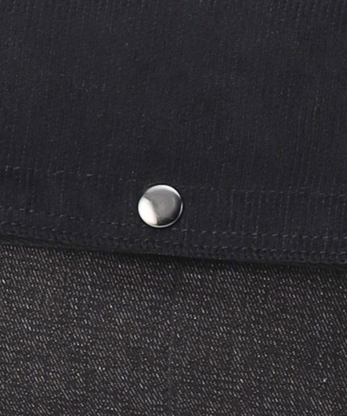 COMME　CA COMMUNE（コムサコミューン）の「デニム×コーデュロイ ショルダーバッグ（ショルダーバッグ・メンズ・ブラック/ネイビー・FREE）」の13枚目の写真