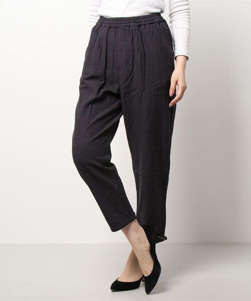 Samansa Mos2（サマンサ モスモス）の「柄アソートテーパードパンツ（その他パンツ・レディース・キナリ/チャコール/ネイビー/ブラウン/ブラック・ﾌﾘ-）」の10枚目の写真