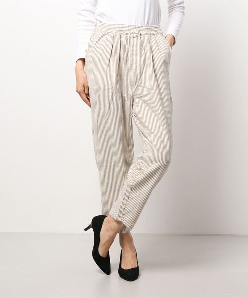 Samansa Mos2（サマンサ モスモス）の「柄アソートテーパードパンツ（その他パンツ・レディース・キナリ/チャコール/ネイビー/ブラウン/ブラック・ﾌﾘ-）」の11枚目の写真