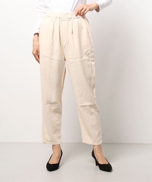 Samansa Mos2（サマンサ モスモス）の「柄アソートテーパードパンツ（その他パンツ・レディース・キナリ/チャコール/ネイビー/ブラウン/ブラック・ﾌﾘ-）」の6枚目の写真