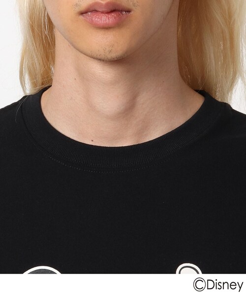 Disney（ディズニー）の「◆DISNEY ディズニー/mobus ミッキーマウス 長袖Tシャツ（Tシャツ/カットソー・メンズ・アイボリー/ブラック/ベージュ・01/02/03/04）」の13枚目の写真