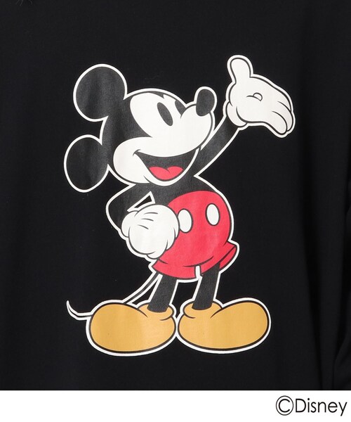 Disney（ディズニー）の「◆DISNEY ディズニー/mobus ミッキーマウス 長袖Tシャツ（Tシャツ/カットソー・メンズ・アイボリー/ブラック/ベージュ・01/02/03/04）」の18枚目の写真