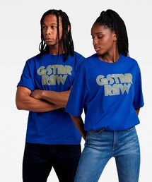 G-STAR | UNISEX DISCO BOXY T-SHIRT/オーバーサイズ/ビッグシルエット(Tシャツ/カットソー)