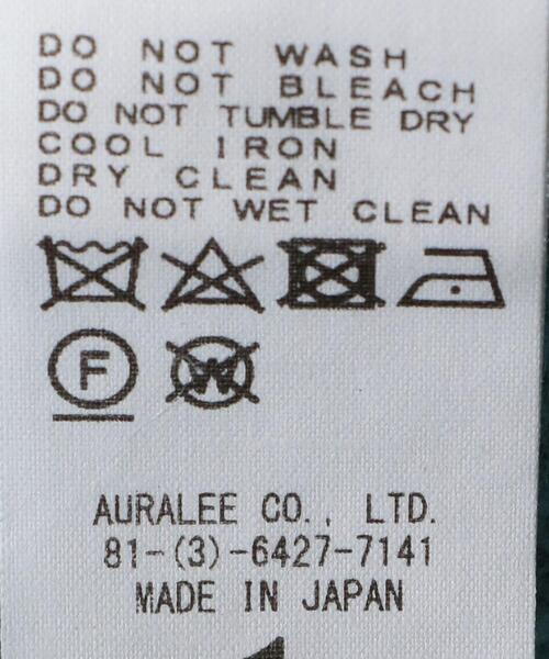 AURALEE(オーラリー)の「<AURALEE>モヘヤミックス Vネックニット プルオーバー Ψ(ニット/セーター・レディース・グレー/ターコイズブルー・1)」の4枚目の写真