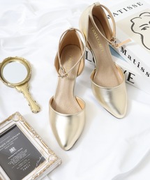 パンプス（ゴールド/金色系・ストラップあり）ファッション通販 - ZOZOTOWN