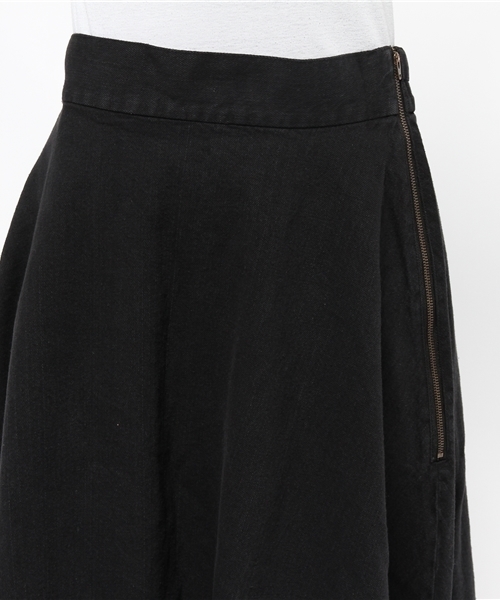 Kastane（カスタネ）の「【Kastane】断ち切りフレアスカート（スカート・レディース・ブラック/ブルー・FREE）」の6枚目の写真