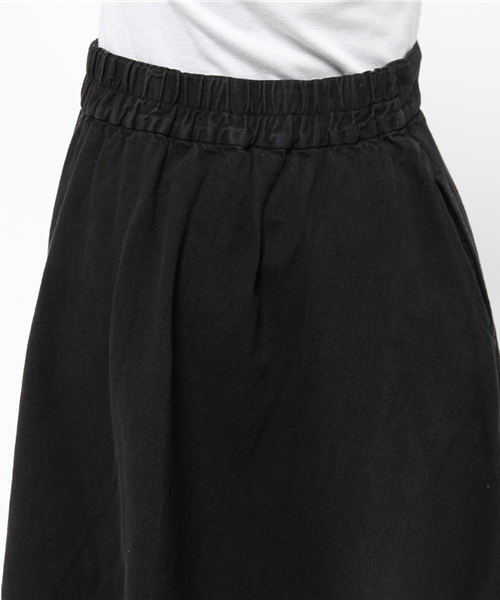 Kastane（カスタネ）の「【Kastane】断ち切りフレアスカート（スカート・レディース・ブラック/ブルー・FREE）」の7枚目の写真