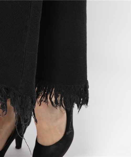 Kastane（カスタネ）の「【Kastane】断ち切りフレアスカート（スカート・レディース・ブラック/ブルー・FREE）」の8枚目の写真