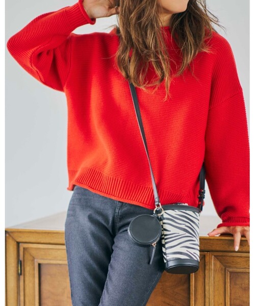 SHOO・LA・RUE（シューラルー）の「◆【巾着・ポーチ付】ショルダー（ショルダーバッグ・レディース・ブラック系/ダークブラウン系/ベージュ系・00）」の5枚目の写真