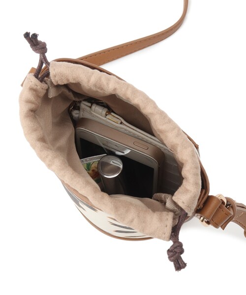 SHOO・LA・RUE（シューラルー）の「◆【巾着・ポーチ付】ショルダー（ショルダーバッグ・レディース・ブラック系/ダークブラウン系/ベージュ系・00）」の12枚目の写真