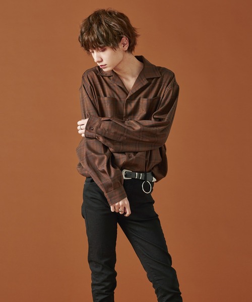 ADRER（アドラー）の「長袖シャツ（シャツ/ブラウス・メンズ・ベージュ・SMALL）」の12枚目の写真