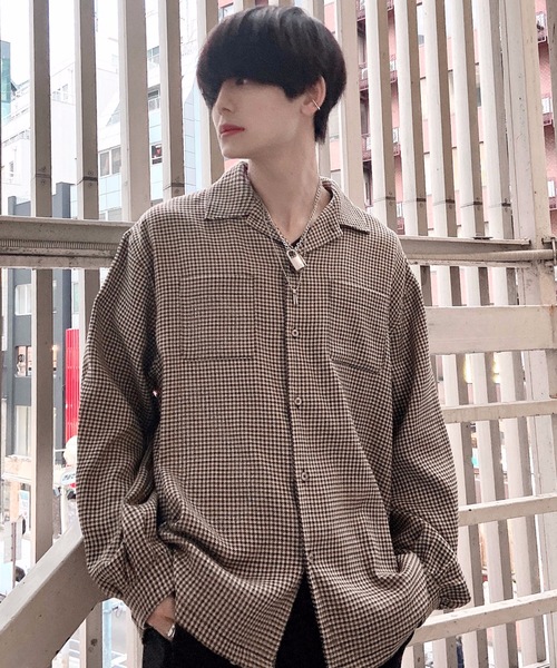 ADRER（アドラー）の「長袖シャツ（シャツ/ブラウス・メンズ・ベージュ・SMALL）」の4枚目の写真