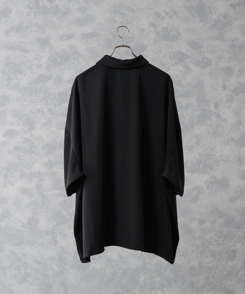 ln fortis（ロンフォルティス）の「ln fortis - モンスターサイズオープンカラーシャツ（シャツ/ブラウス・メンズ・チャコールグレー/ブラック・FREE）」の15枚目の写真