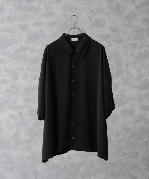 ln fortis（ロンフォルティス）の「ln fortis - モンスターサイズオープンカラーシャツ（シャツ/ブラウス・メンズ・チャコールグレー/ブラック・FREE）」の16枚目の写真