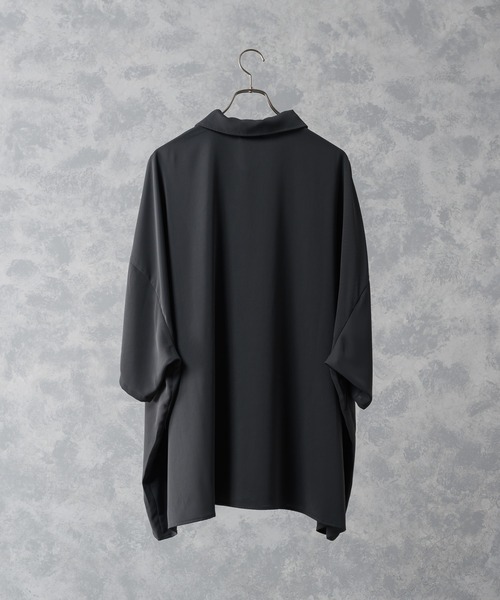 ln fortis（ロンフォルティス）の「ln fortis - モンスターサイズオープンカラーシャツ（シャツ/ブラウス・メンズ・チャコールグレー/ブラック・FREE）」の19枚目の写真