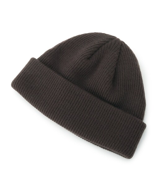THE SHOP TK （ザ ショップ ティーケー ）の「◆リブロールワッチ（ニットキャップ/ビーニー・メンズ・ダークブラウン/ベージュ/グレー/ブラック・00）」の3枚目の写真