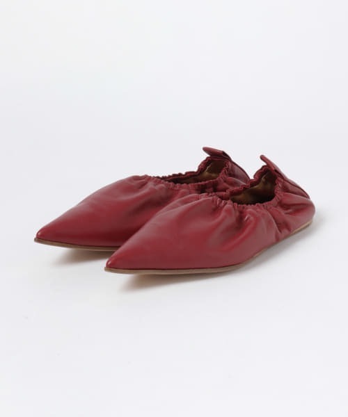 MAISON EUREKA（メゾンエウレカ）の「MAISON EUREKA　POINTED BALLET SHOES（バレエシューズ・レディース・ブラック/レッド・38/36/37）」の12枚目の写真