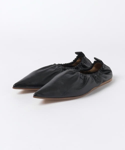 MAISON EUREKA（メゾンエウレカ）の「MAISON EUREKA　POINTED BALLET SHOES（バレエシューズ・レディース・ブラック/レッド・38/36/37）」の7枚目の写真