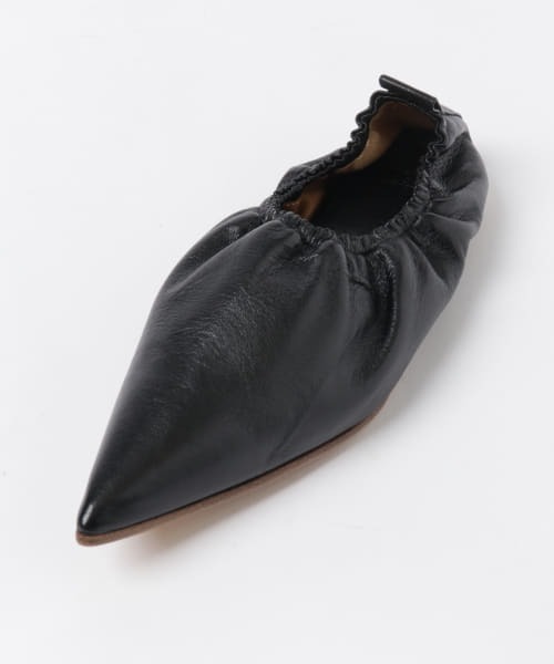 MAISON EUREKA（メゾンエウレカ）の「MAISON EUREKA　POINTED BALLET SHOES（バレエシューズ・レディース・ブラック/レッド・38/36/37）」の6枚目の写真