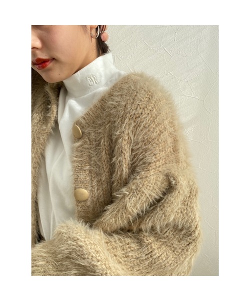 JUMELLE（ジュメロ）の「ロゴタートルトップ（ニット/セーター・レディース・ホワイト/グレー/ピンク・FREE）」の10枚目の写真