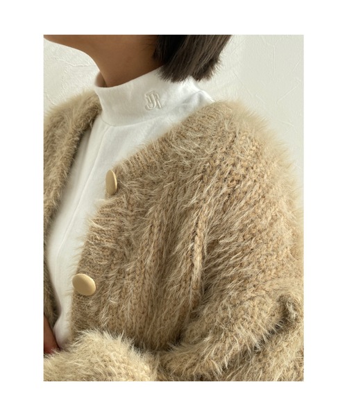 JUMELLE（ジュメロ）の「ロゴタートルトップ（ニット/セーター・レディース・ホワイト/グレー/ピンク・FREE）」の14枚目の写真