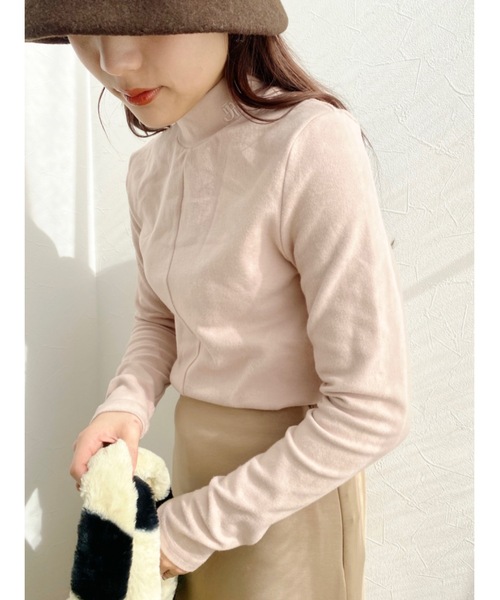 JUMELLE（ジュメロ）の「ロゴタートルトップ（ニット/セーター・レディース・ホワイト/グレー/ピンク・FREE）」の6枚目の写真