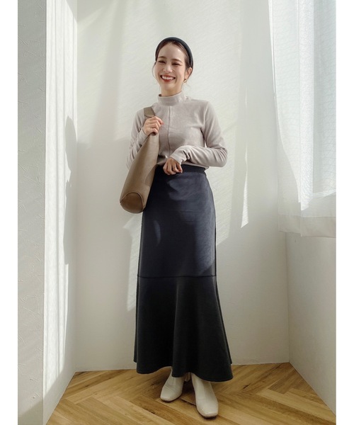 JUMELLE（ジュメロ）の「ロゴタートルトップ（ニット/セーター・レディース・ホワイト/グレー/ピンク・FREE）」の20枚目の写真