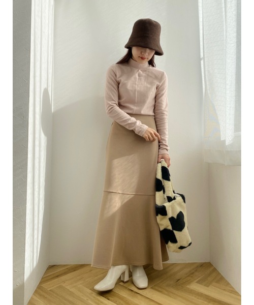 JUMELLE（ジュメロ）の「ロゴタートルトップ（ニット/セーター・レディース・ホワイト/グレー/ピンク・FREE）」の16枚目の写真