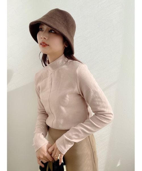 JUMELLE（ジュメロ）の「ロゴタートルトップ（ニット/セーター・レディース・ホワイト/グレー/ピンク・FREE）」の13枚目の写真