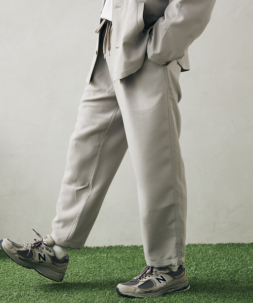 JOURNAL STANDARD relume（ジャーナルスタンダード　レリューム）の「Comfortable イージーパンツ（その他パンツ・メンズ・ブラック/ベージュ/サックスブルー・MEDIUM/LARGE）」の3枚目の写真