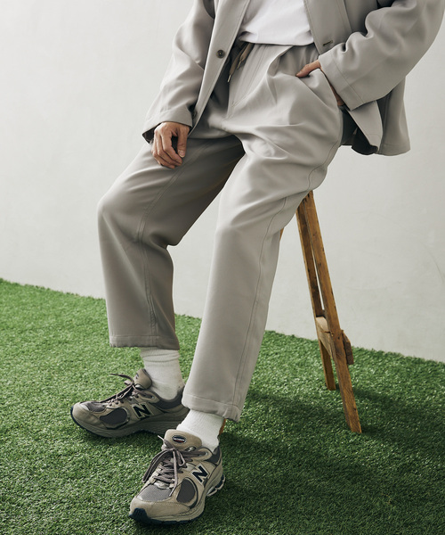 JOURNAL STANDARD relume（ジャーナルスタンダード　レリューム）の「Comfortable イージーパンツ（その他パンツ・メンズ・ブラック/ベージュ/サックスブルー・MEDIUM/LARGE）」の12枚目の写真