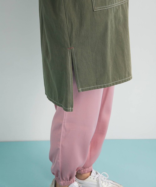 bohmal（ボマール）の「ツイルシャツジャケット（ミリタリージャケット・レディース・ベージュ/カーキ・FREE）」の18枚目の写真