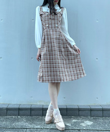 titty＆Co. PETIT | 【titty&Co.PETIT】ジャンスカ風ドッキングワンピース(ワンピース)