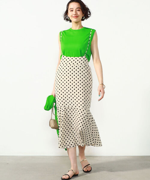 Rie Miller（リエミラー）の「2WAYマーメイドスカート（スカート・レディース・ミント/ベージュ系その他3/ブラック系その他3・38）」の3枚目の写真