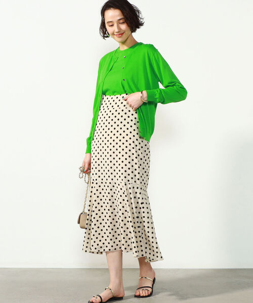 Rie Miller（リエミラー）の「2WAYマーメイドスカート（スカート・レディース・ミント/ベージュ系その他3/ブラック系その他3・38）」の4枚目の写真