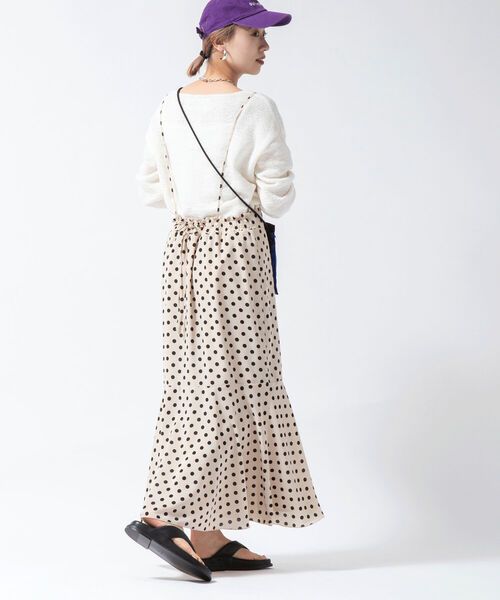 Rie Miller（リエミラー）の「2WAYマーメイドスカート（スカート・レディース・ミント/ベージュ系その他3/ブラック系その他3・38）」の9枚目の写真