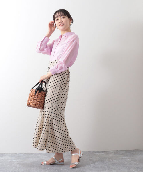 Rie Miller（リエミラー）の「2WAYマーメイドスカート（スカート・レディース・ミント/ベージュ系その他3/ブラック系その他3・38）」の20枚目の写真