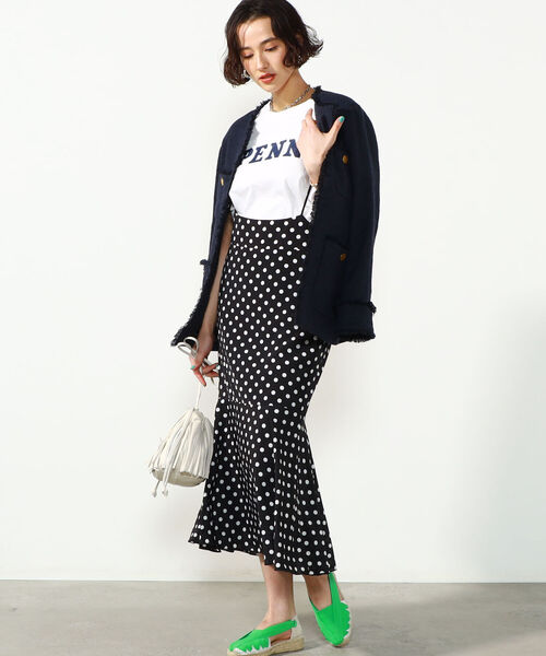 Rie Miller（リエミラー）の「2WAYマーメイドスカート（スカート・レディース・ミント/ベージュ系その他3/ブラック系その他3・38）」の16枚目の写真