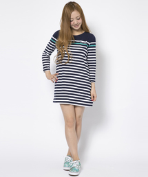 X-girl | BASIC BORDER H/S DRESS(ワンピース)