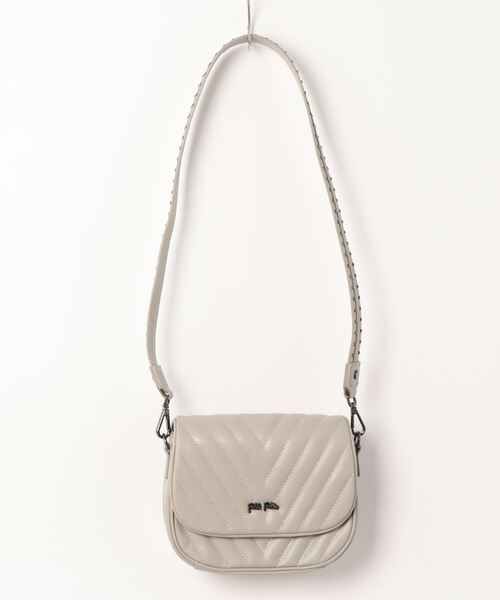 Folli Follie（フォリフォリ）の「STYLE ROW ハンドバッグ（ショルダーバッグ・レディース・ベージュ/ブラック・FREE）」の2枚目の写真