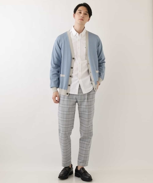 a.v.v（アーヴェヴェ）の「【S-XXL/吸水速乾】イージーケアオックスボタンダウンシャツ（シャツ/ブラウス・メンズ・ミント/ベージュ/ホワイト/ライトブルー・52/46/50/48/44）」の13枚目の写真