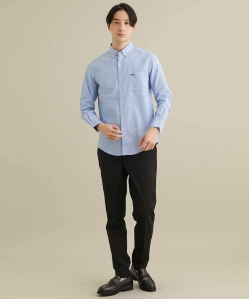 a.v.v（アーヴェヴェ）の「【S-XXL/吸水速乾】イージーケアオックスボタンダウンシャツ（シャツ/ブラウス・メンズ・ミント/ベージュ/ホワイト/ライトブルー・52/46/50/48/44）」の20枚目の写真