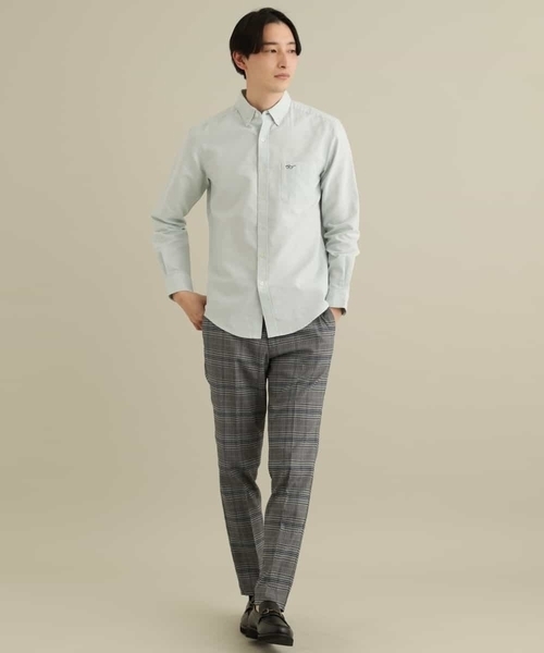 a.v.v（アーヴェヴェ）の「【S-XXL/吸水速乾】イージーケアオックスボタンダウンシャツ（シャツ/ブラウス・メンズ・ミント/ベージュ/ホワイト/ライトブルー・52/46/50/48/44）」の22枚目の写真